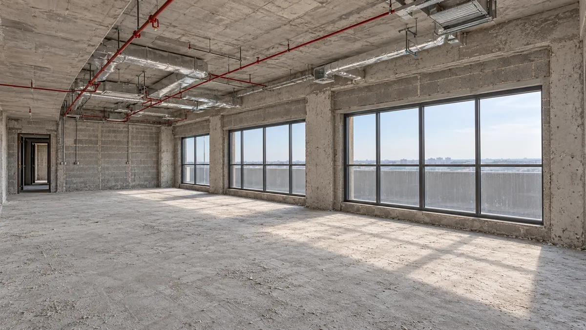Grand Millennium Jazan — majlis lounge before the fit-out