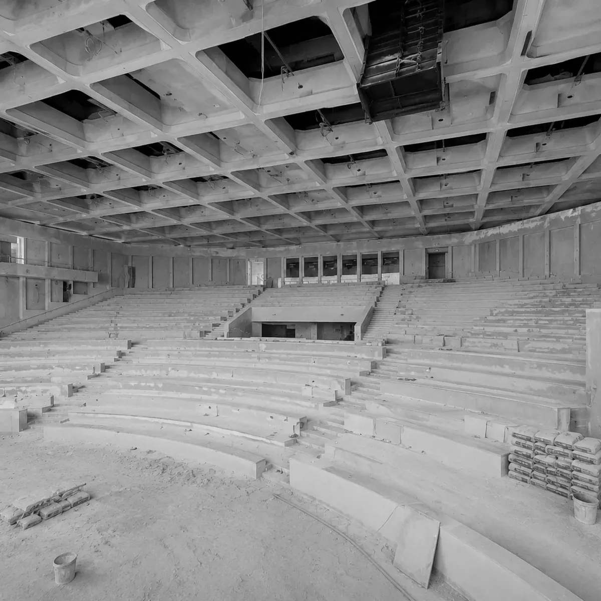 InterContinental Riyadh — auditorium before the fit-out