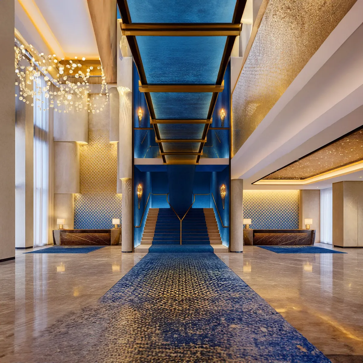 Kempinski Hotel Madinah — entrance gallery after the ASAS fit-out