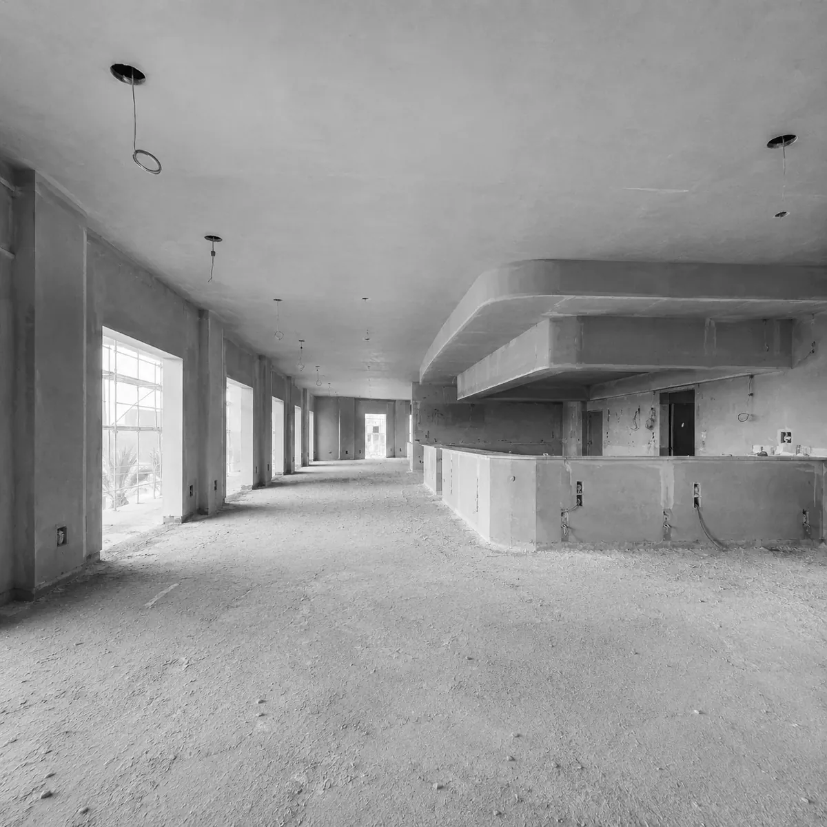 Kempinski Hotel Madinah — restaurant before the fit-out