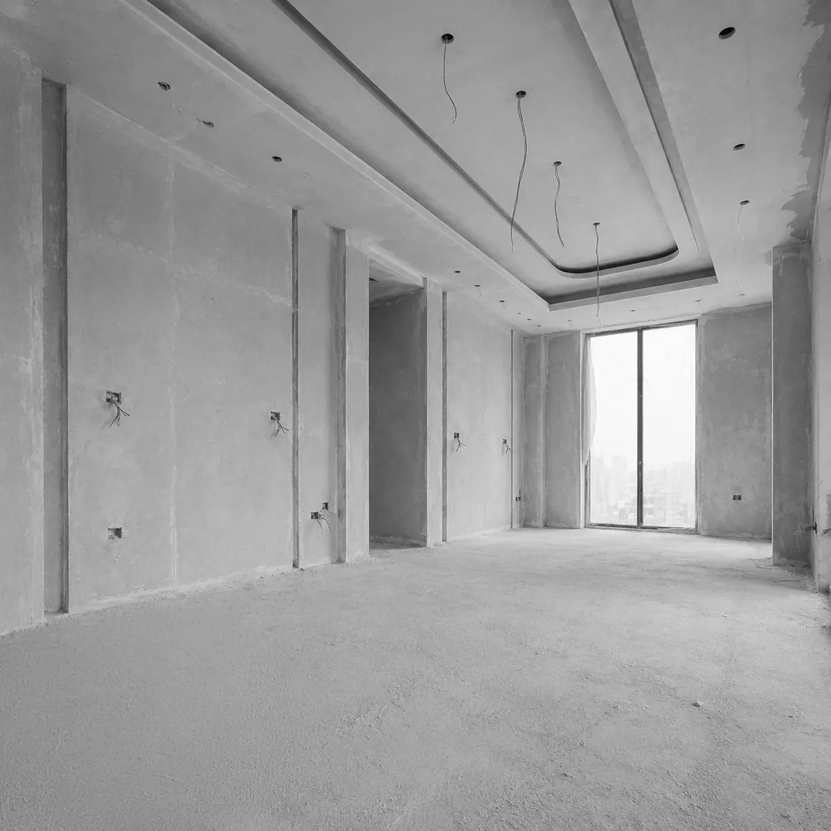Kempinski Hotel Riyadh — guest room before the fit-out